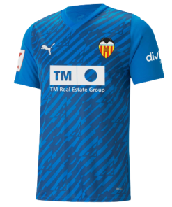 Puma Valencia 2023/24 Men's Blue Goalkeeper Shirt