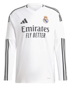 Adidas Real Madrid 2024/25 Men's Long Sleeve Home Shirt