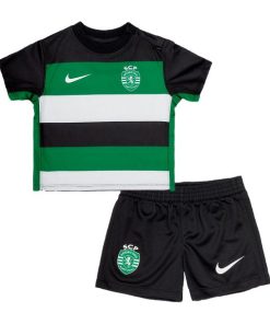 Nike Sporting Lisbon 2024/25 Infant Home Shirt & Shorts Set