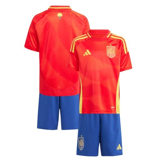Adidas Spain 2024 Infant Home Shirt & Shorts Set - Image 2