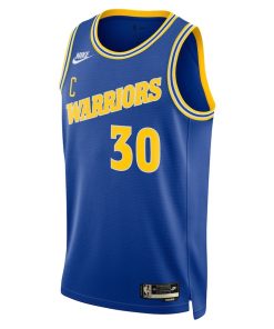 Nike Golden State Warriors #30 Stephen Curry Swingman Jersey - Classic Edition - Blue