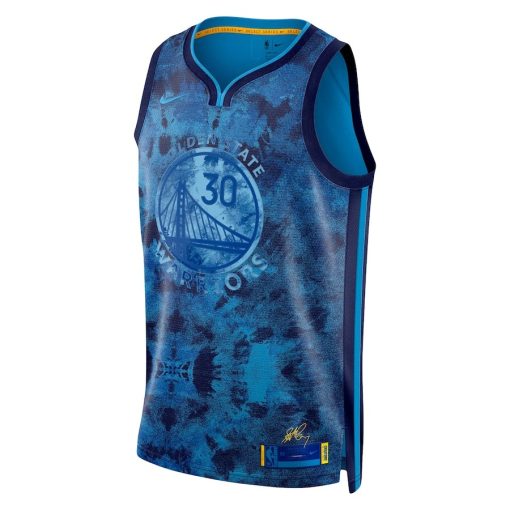 Nike Golden State Warriors #30 Stephen Curry Unisex Swingman Jersey - Select Series - Royal
