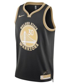 Nike Golden State Warriors #30 Stephen Curry Unisex Swingman Jersey - Select Series – Black