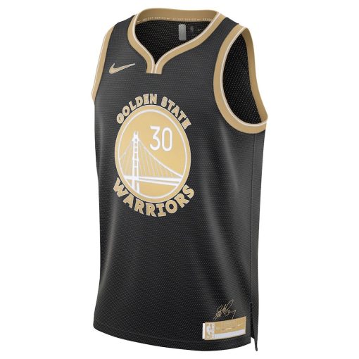Nike Golden State Warriors #30 Stephen Curry Unisex Swingman Jersey - Select Series – Black