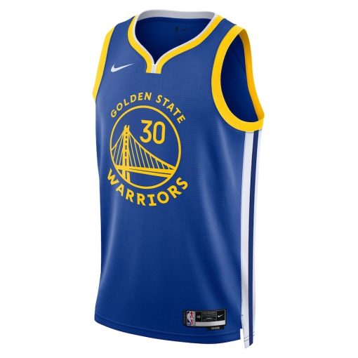 Nike Golden State Warriors #30 Stephen Curry Unisex Swingman Jersey - Icon Edition - Royal