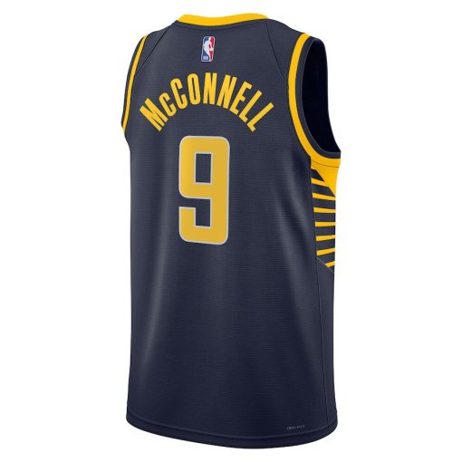Nike Indiana Pacers #9 T.J. McConnell Unisex Swingman Jersey - Icon Edition - Navy - Image 2