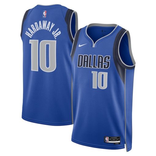 Nike Dallas Mavericks #10 Tim Hardaway Jr. Unisex Swingman  Jersey - Icon Edition - Blue - Image 3