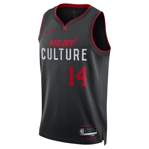 Nike Miami Heat #14 Tyler Herro Unisex  Swingman Jersey - Black - City Edition