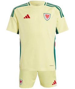 Adidas Wales 2024 Infant Away Shirt & Shorts Set