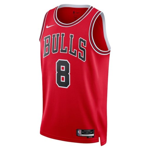 Nike Chicago Bulls #8 Zach LaVine Unisex Swingman Jersey - Icon Edition - Red