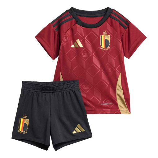 Adidas Belgium 2024/25 Infant Home Shirt & Shorts Set