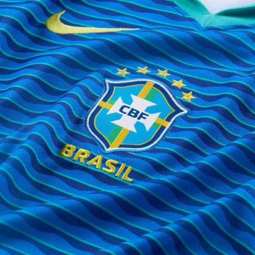 Nike Brazil 2024 Youth Away Stadium Shirt - Image 4