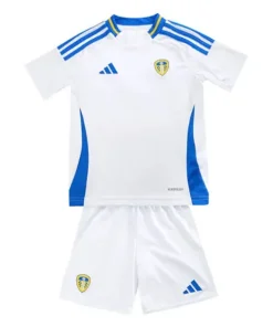 Adidas Leeds United 2024/25 Infant Home Shirt & Shorts Set