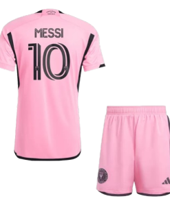 Adidas Inter Miami #10 Lionel Messi 2024/25 Infant Home Shirt & Shorts Set
