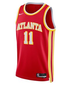 Nike Atlanta Hawks #11 Trae Young Unisex Swingman Jersey - Icon Edition - Red