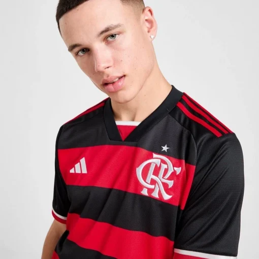 Adidas Flamengo 2024/25 Men's Home Shirt - Image 4